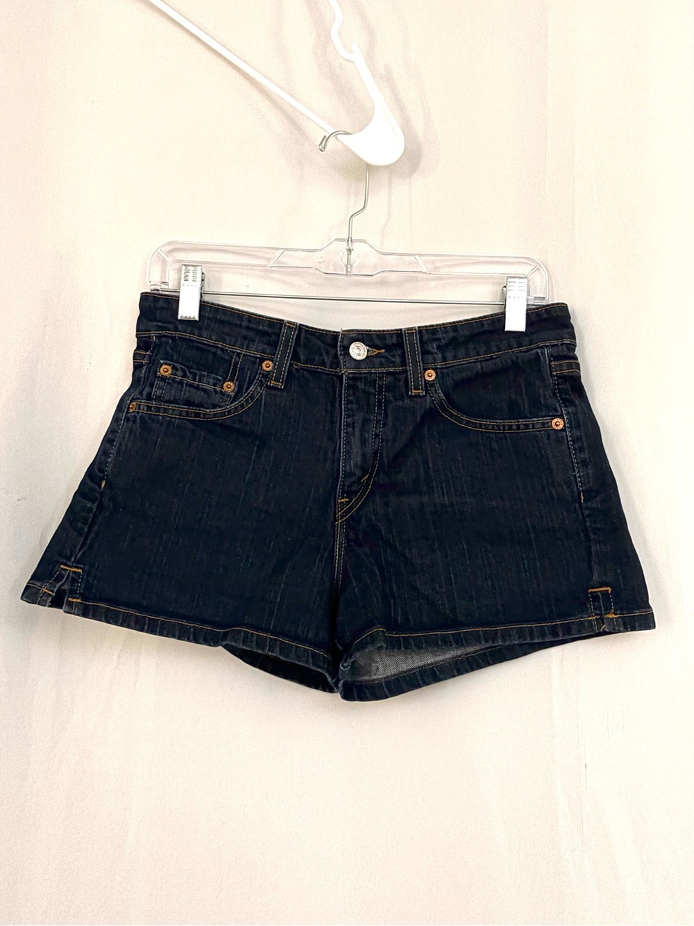 Levi’s Dark Denim Jean Shorts